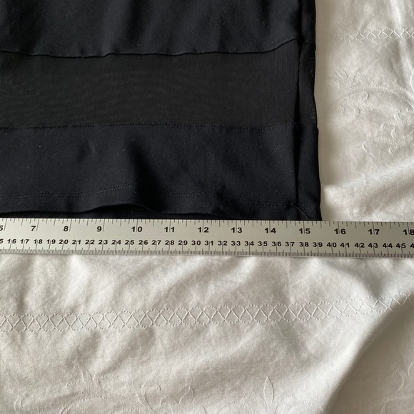 Bebe Women's Black Pull On Midi Skirt Size Medium - Picture 9 of 10